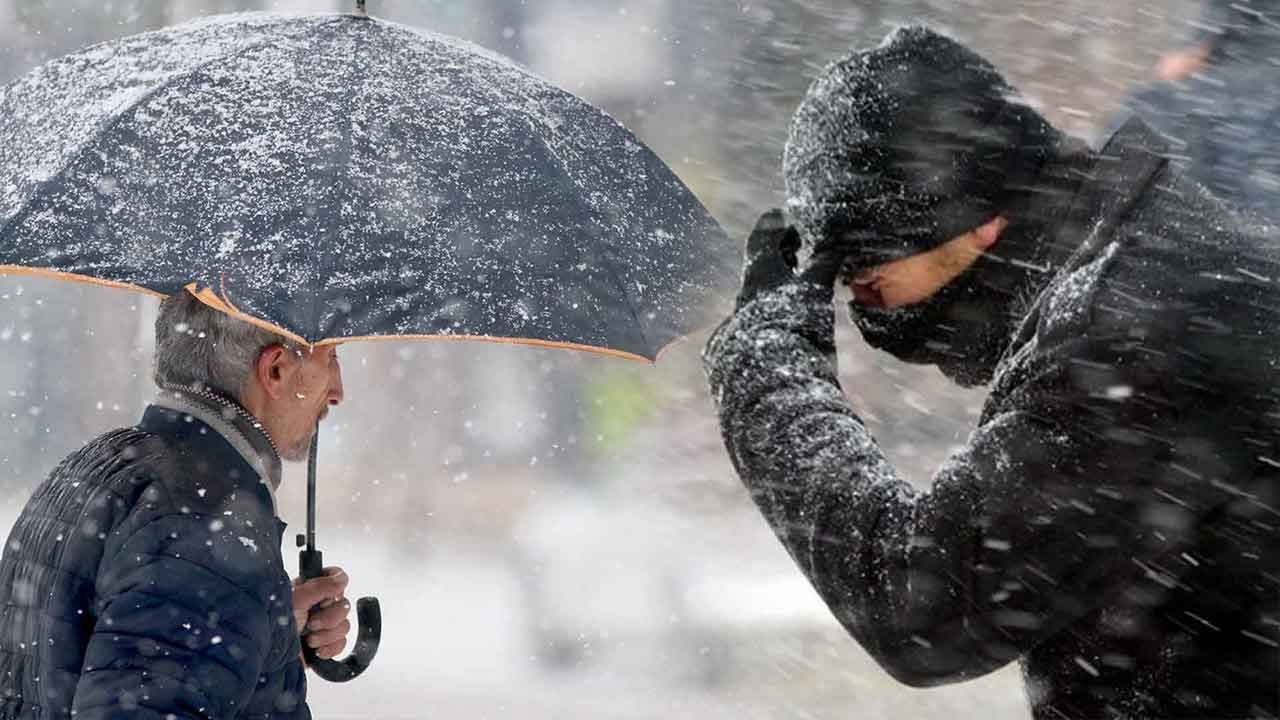 Kar, fırtına ve şiddetli yağış geliyor! Meteoroloji turuncu ve sarı uyarı verdi: Aman dikkat!