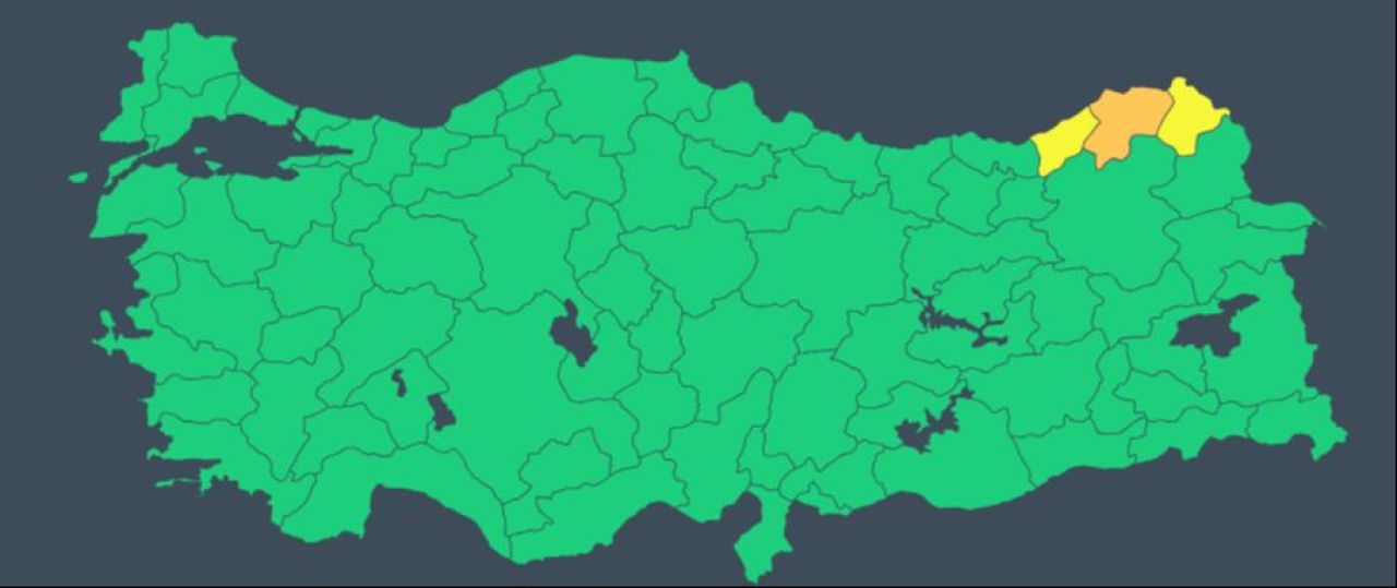 Kar, fırtına ve şiddetli yağış geliyor! Meteoroloji turuncu ve sarı uyarı verdi: Aman dikkat! - 1. Resim