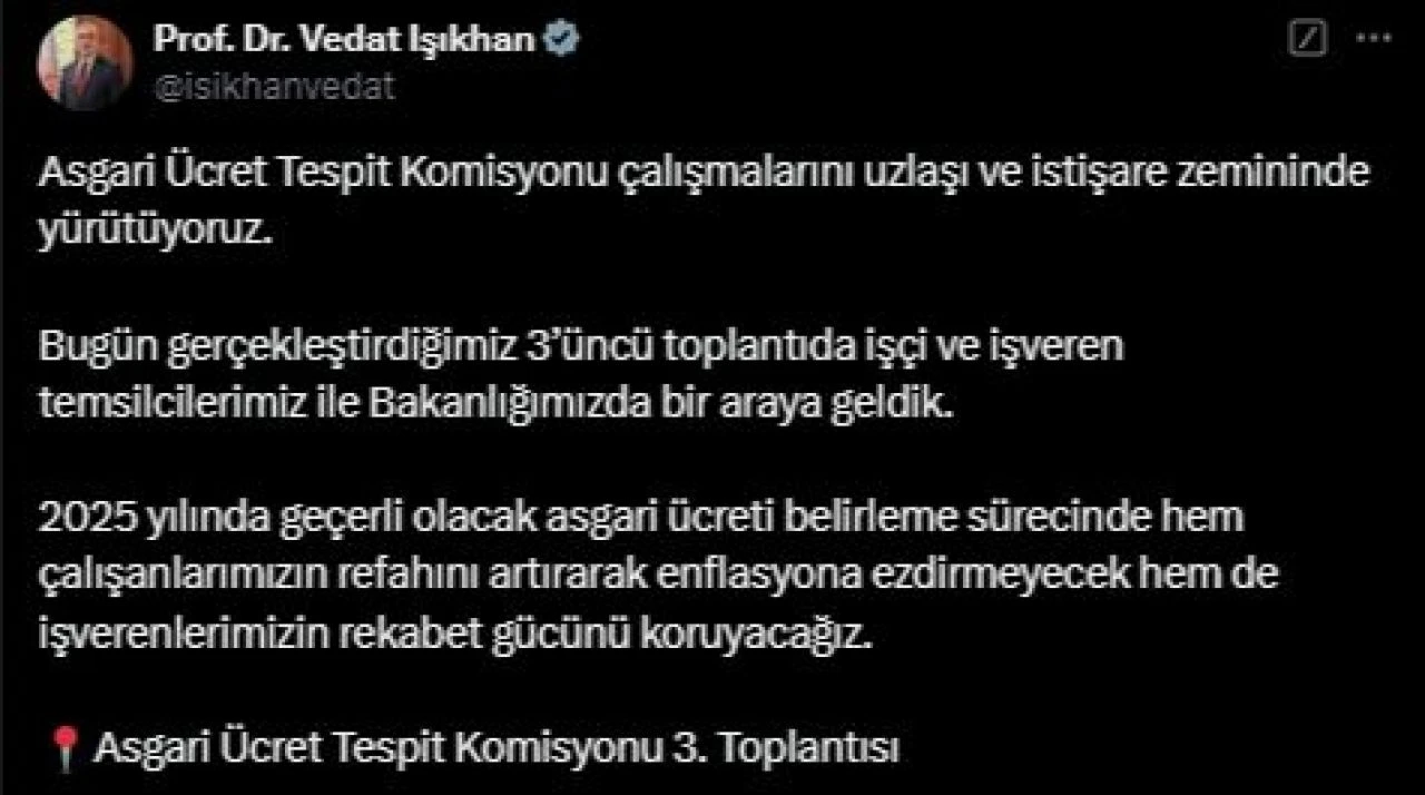 Yeni asgari ücret rakamı konuşuldu mu? TÜRK-İŞ'ten toplantı sonrası açıklama - 5. Resim