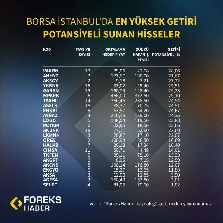 Borsada en çok kazandıran hisseler belli oldu! BIST 100'de altın değerinde fırsatlar - 3. Resim