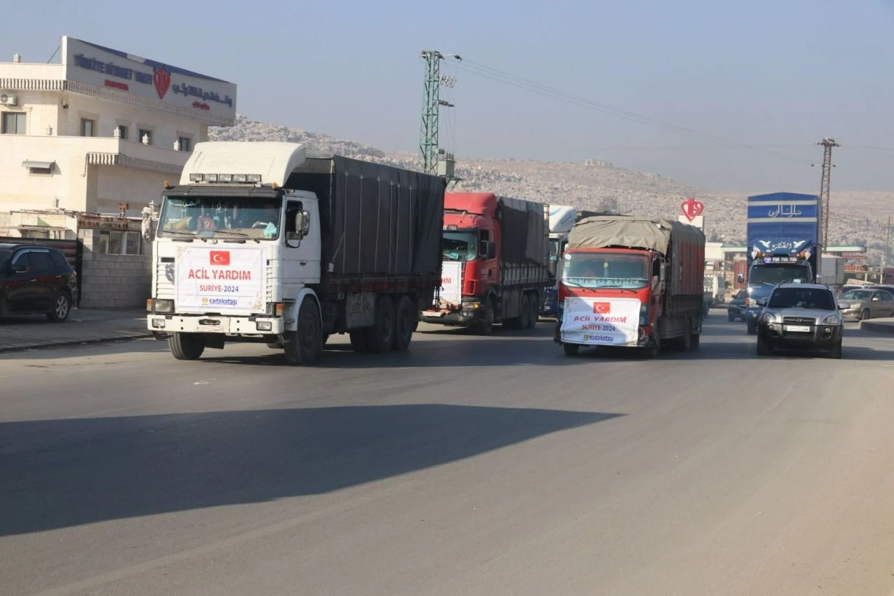 Sadakataşı’ndan Suriye’ye insani yardım konvoyu