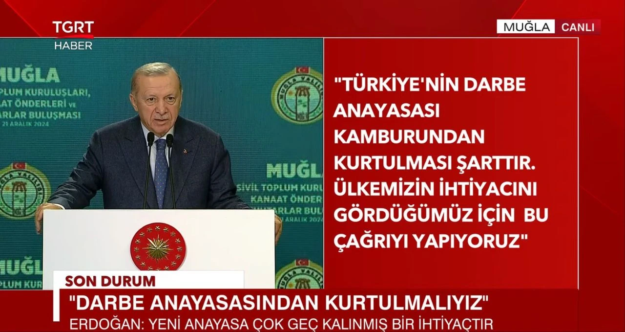 Son dakika | Cumhurbaşkanı Erdoğan'dan yeni Anayasa mesajı: Darbe anayasasından kurtulmamız lazım! - 1. Resim