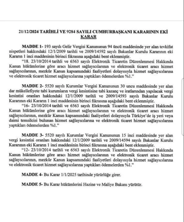 Asgari kurumlar vergisi yükseltildi! Karar Resmi Gazete'de - 2. Resim