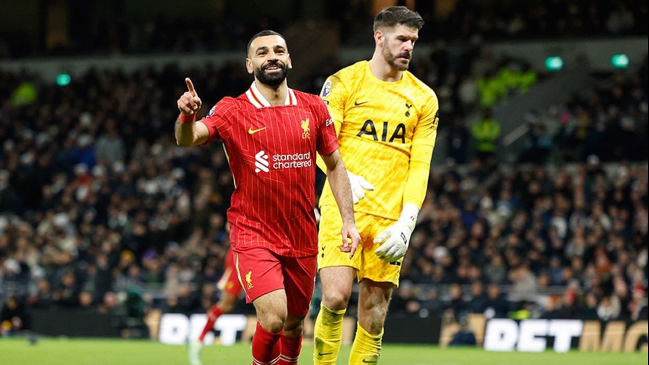 Liverpool Tottenham&#039;ı 6-3 mağlup etti! Salah rekor kırdı