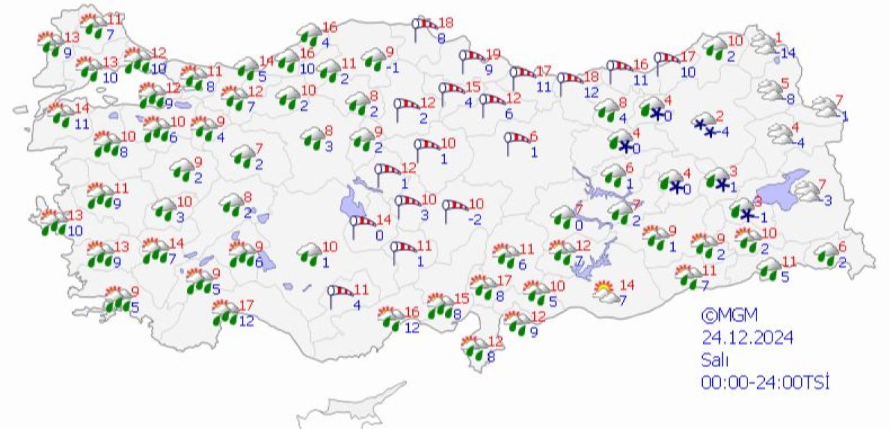 Antalya Manavgat okullar tatil mi yarın 24 Aralık? Sağanak yağış için uyarı geldi - 1. Resim