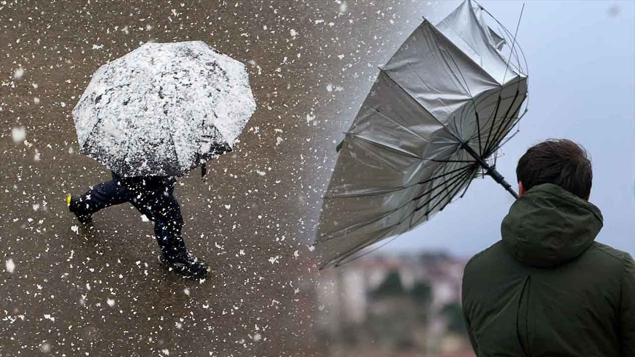 Kar, sağanak, fırtına ve çığ... Meteoroloji sarı alarm verdi: Hepsi birden vuracak!