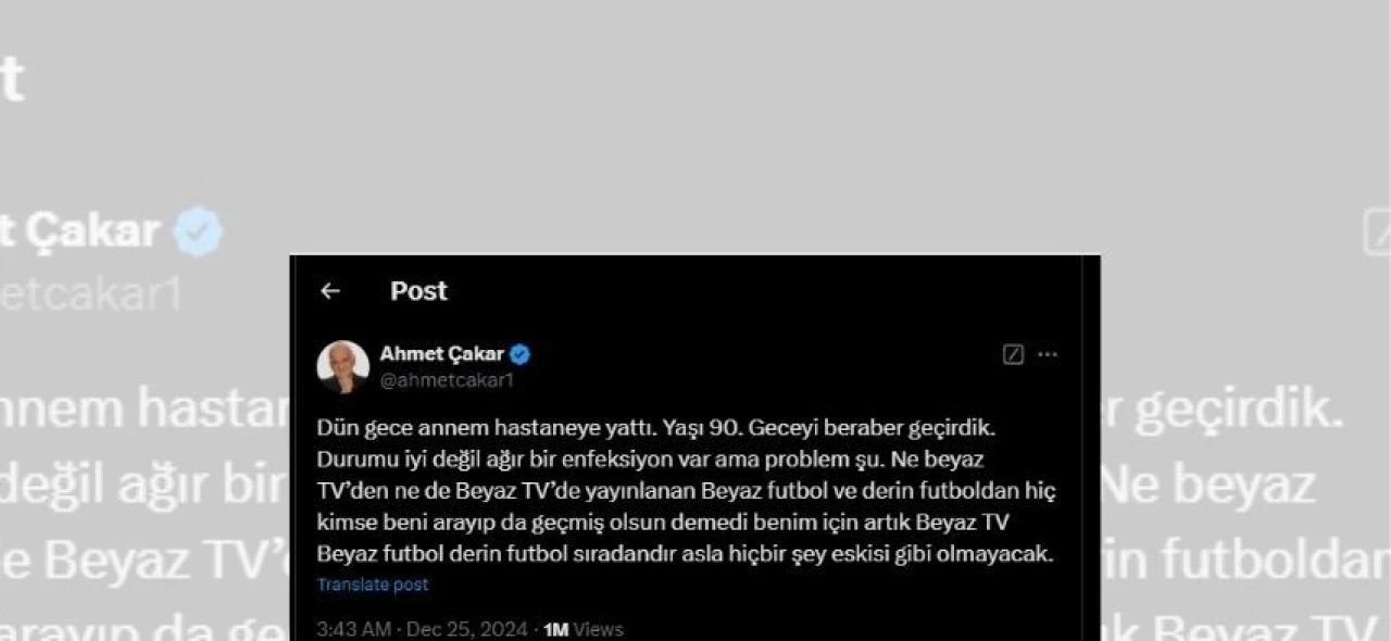 Ahmet Çakar ekip arkadaşlarını bombaladı: Yazıklar olsun - 1. Resim