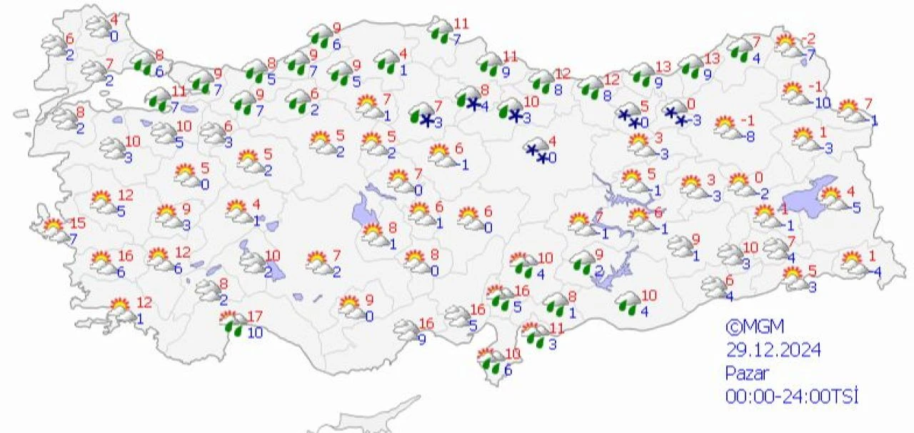 Bu hafta sonu yağmur yağacak mı? 28-29 Aralık hava durumu raporu - 2. Resim
