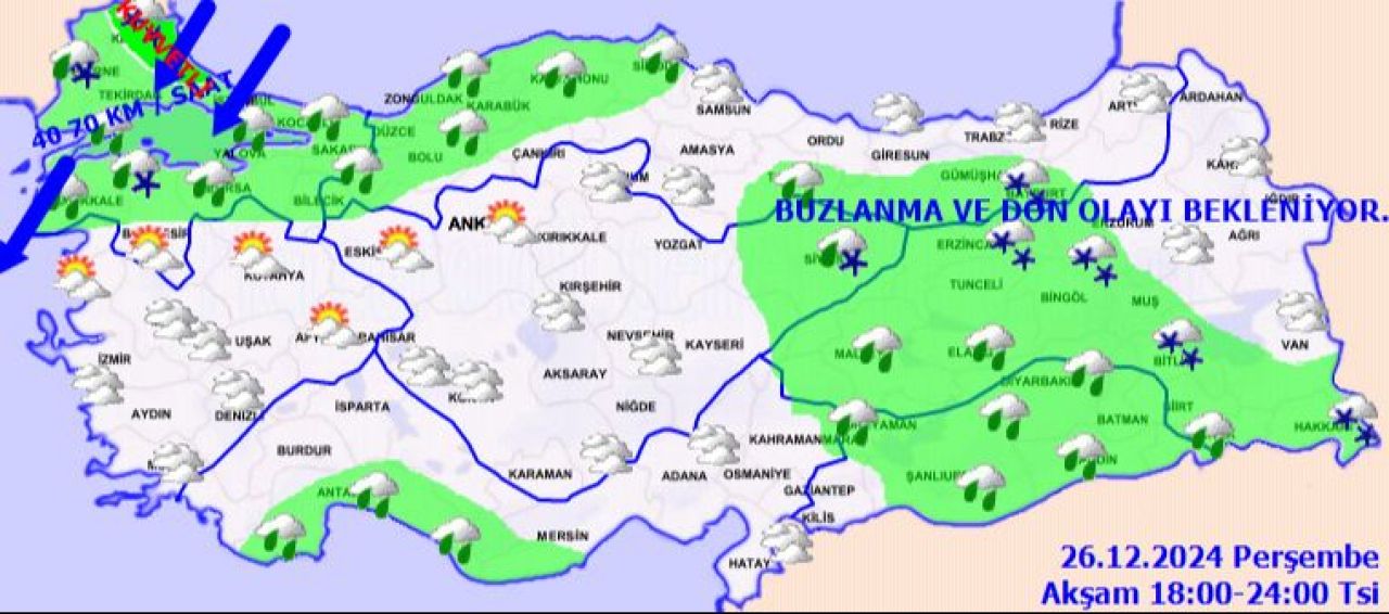 Meteoroloji'den İstanbul dahil 5 ilde fırtına alarmı: 70 kilometre hızla geliyor! Saatlerce sürecek - 3. Resim