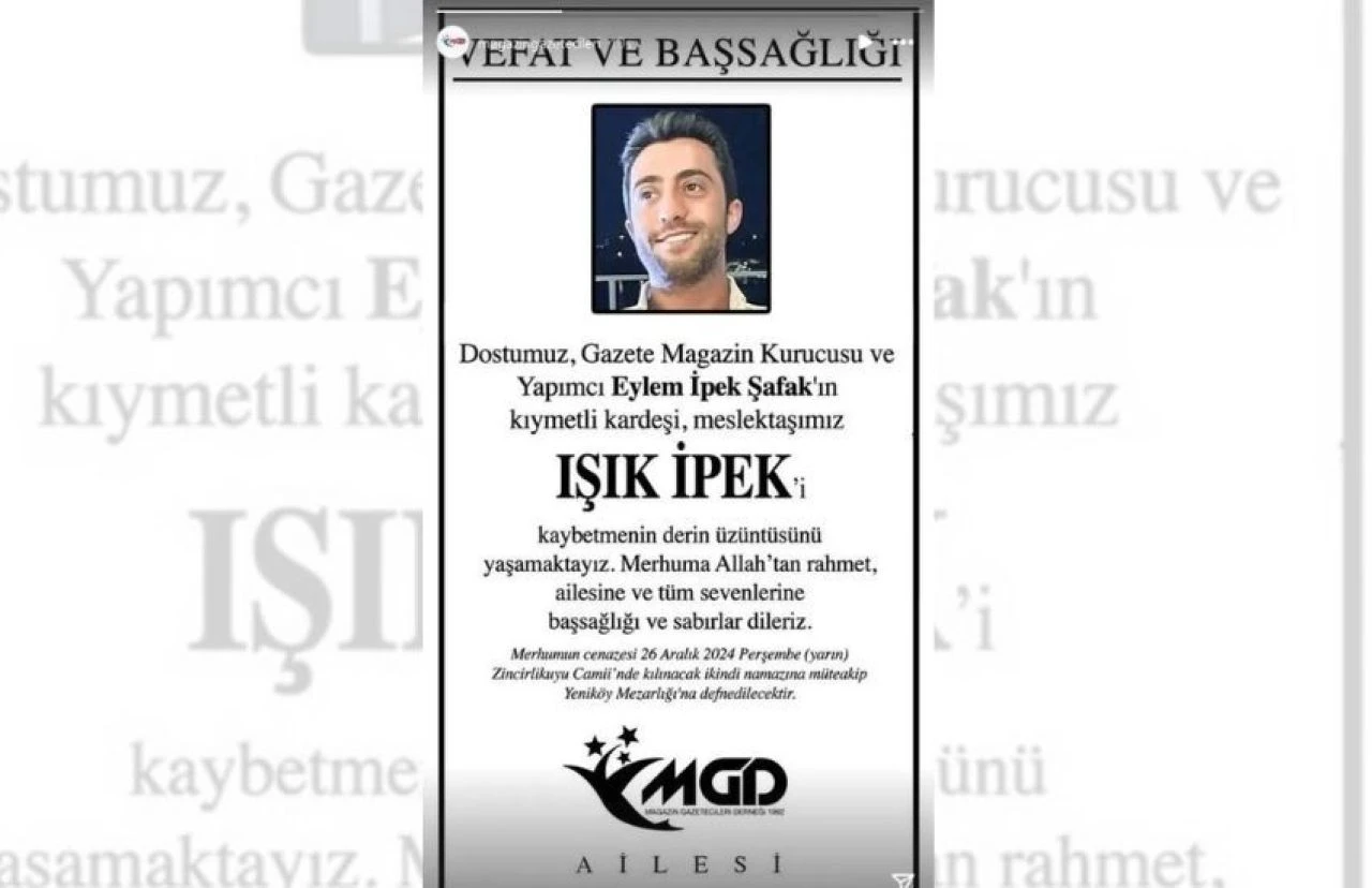 Yaşar İpek'in kardeşi Işık İpek hayatını kaybetti! Ünlü isimler taziye mesajı yayınladı