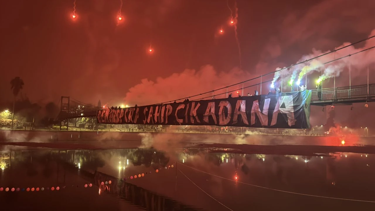 Adana Demirsporlu taraftarlar, kulübün 84. kuruluş yıl dönümünü kutladı! - 1. Resim