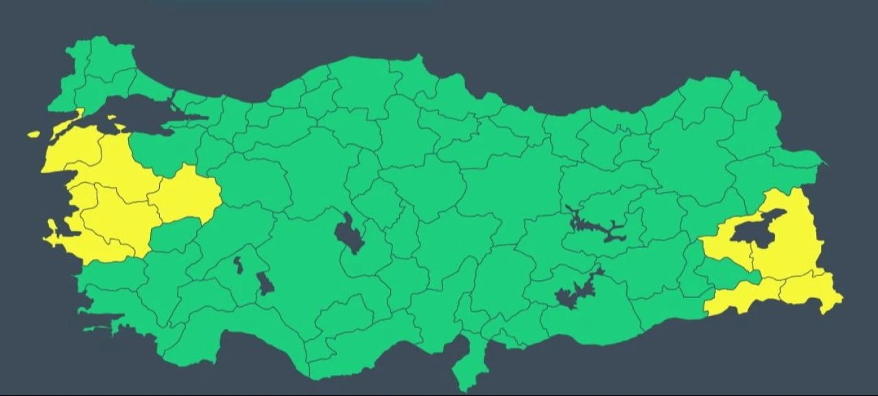Kar yağışı hem doğudan hem batıdan bastıracak: 9 ile sarı kodlu uyarı! 28 Aralık hava durumu - 2. Resim