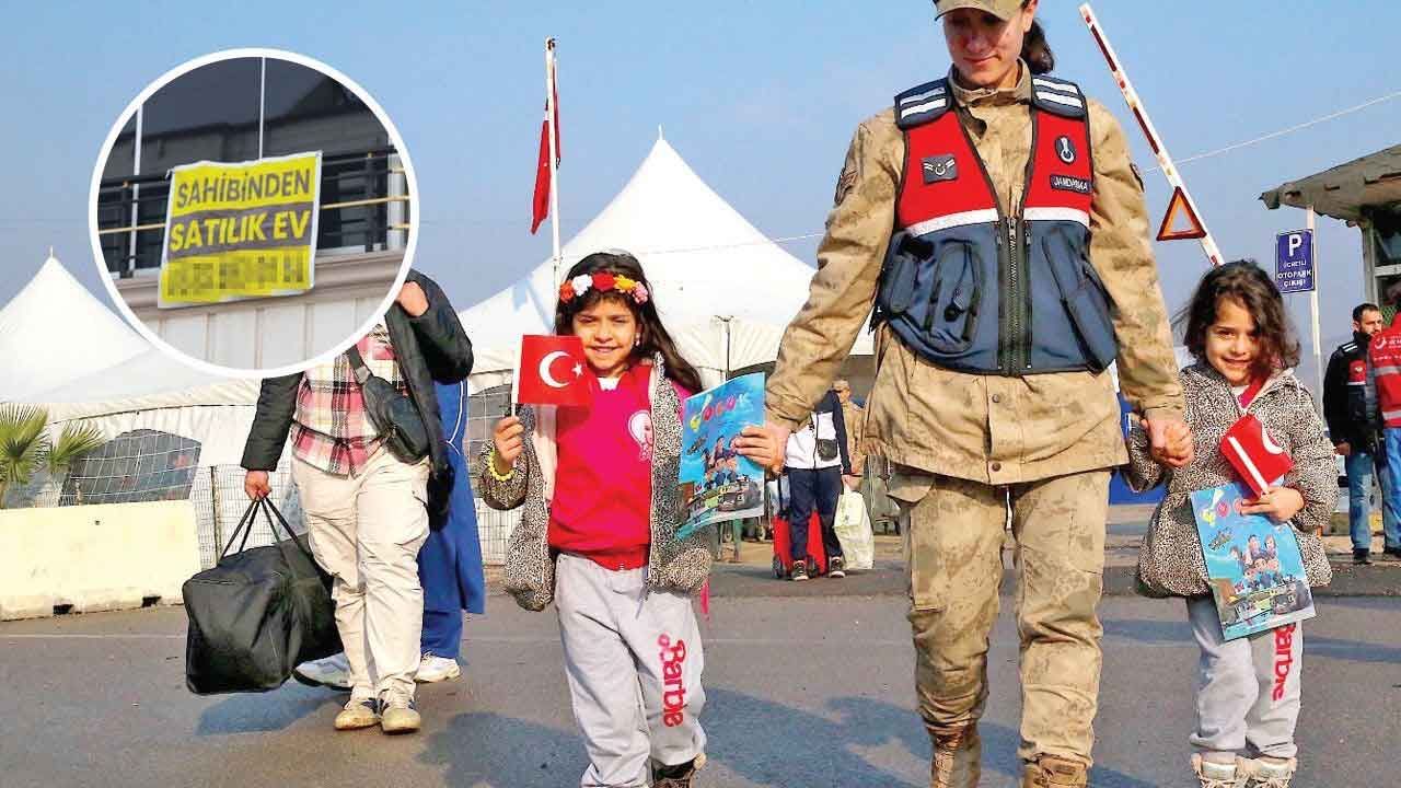 Suriyeliler gidiyor, kiralar düşüyor! Satılık evlerin fiyatları 200 bin lira indi