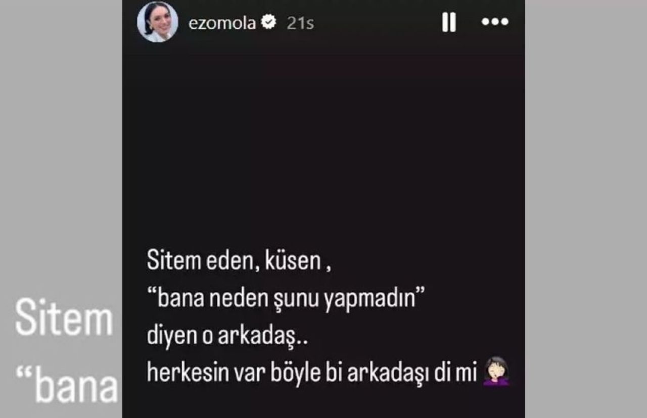 Ezgi Mola'dan Enis Arıkan'a gönderme! Ağır sözler sarf etti - 2. Resim