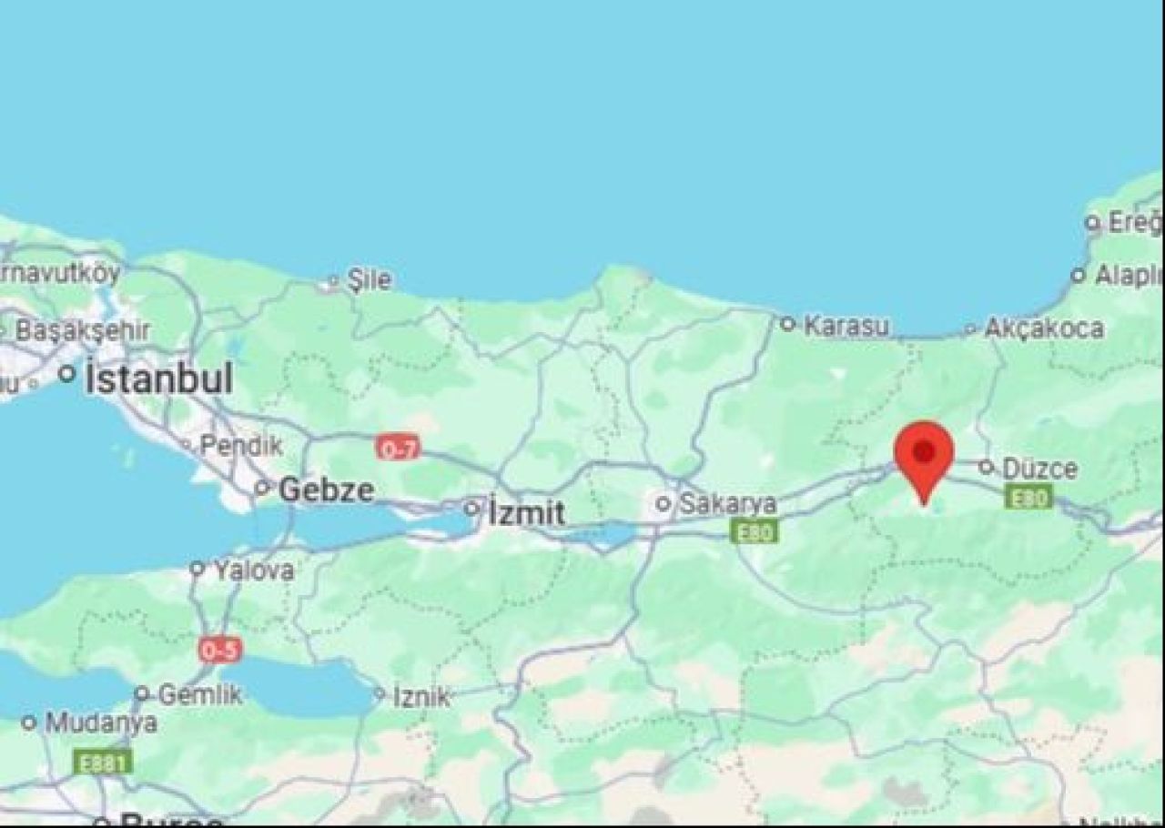 Son dakika | Düzce'de deprem oldu! Kandilli Rasathanesi verileri açıkladı - 1. Resim