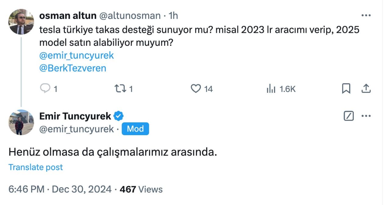 Tesla, globalde uyguladığı bir sistemi Türkiye'ye getiriyor: Araç değiştirmek kolaylaşacak - 1. Resim