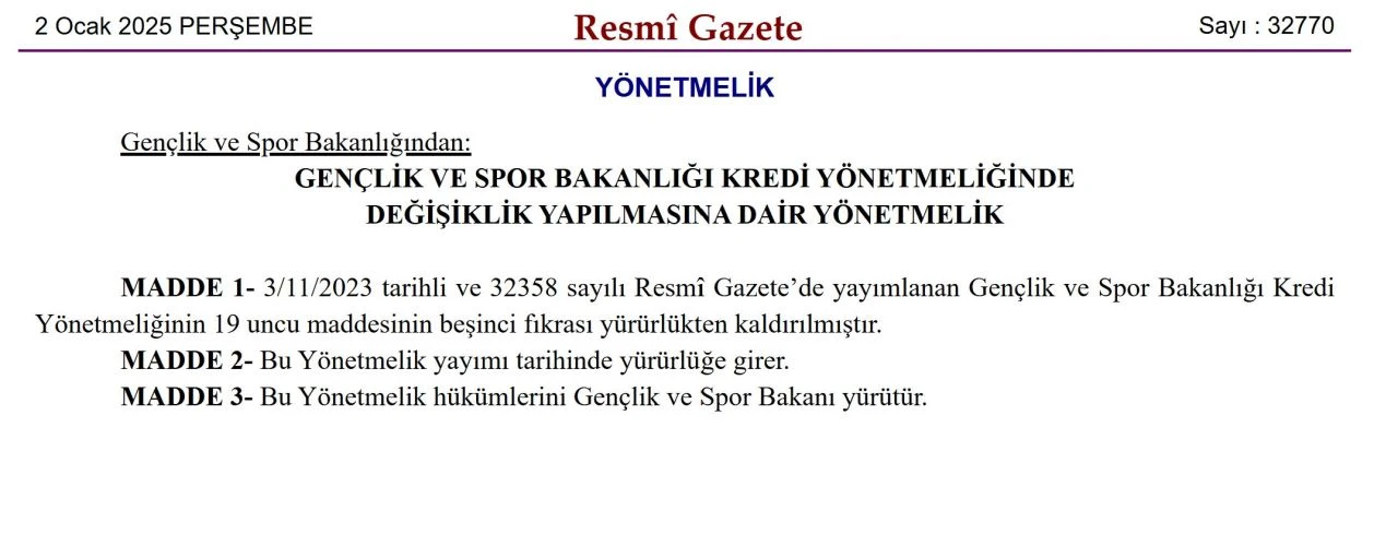 KYK kredi borcu geri ödeme süresinde değişiklik! Karar Resmi Gazete'de - 2. Resim