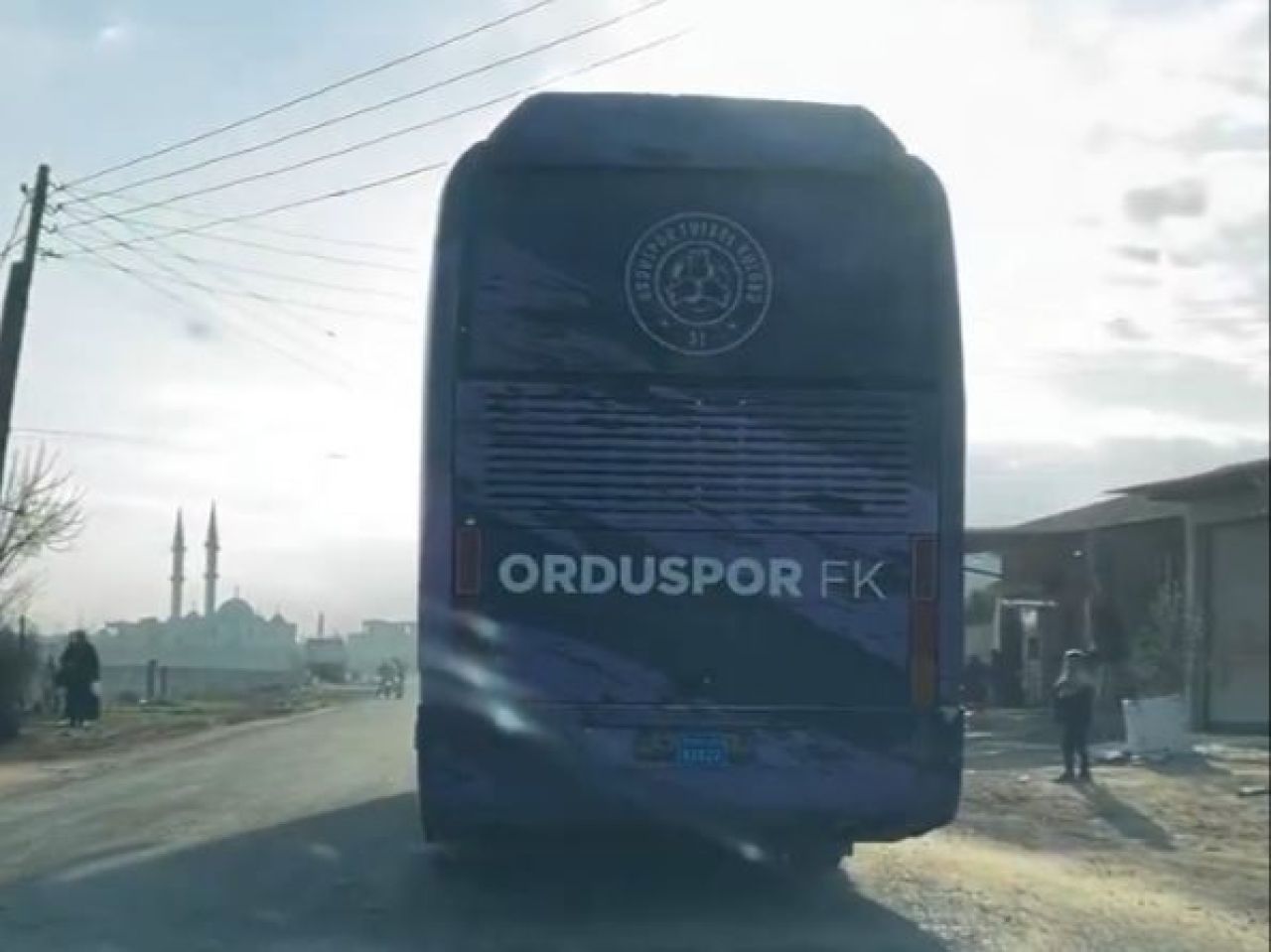 Suriye'de görülen 52 Orduspor FK takım otobüsünün sırrı ortaya çıktı! - 1. Resim