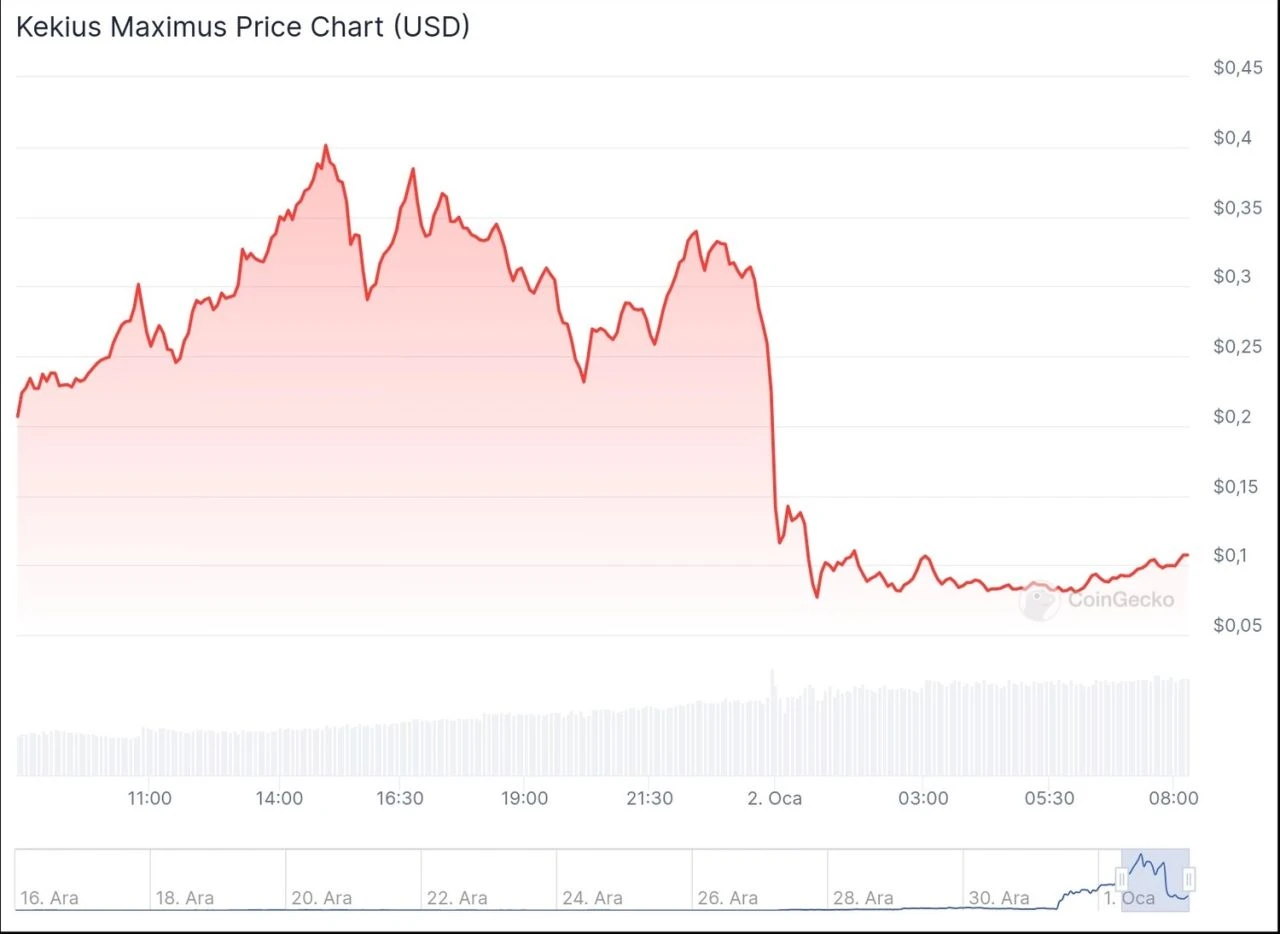 Elon Musk'a güvendiler, servetleri eridi! Kekius Maximus skandalı kripto dünyasını sarstı