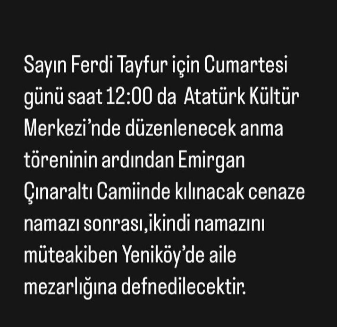 Ferdi Tayfur'un cenaze töreninin ne zaman, nerede olacağı belli oldu - 2. Resim