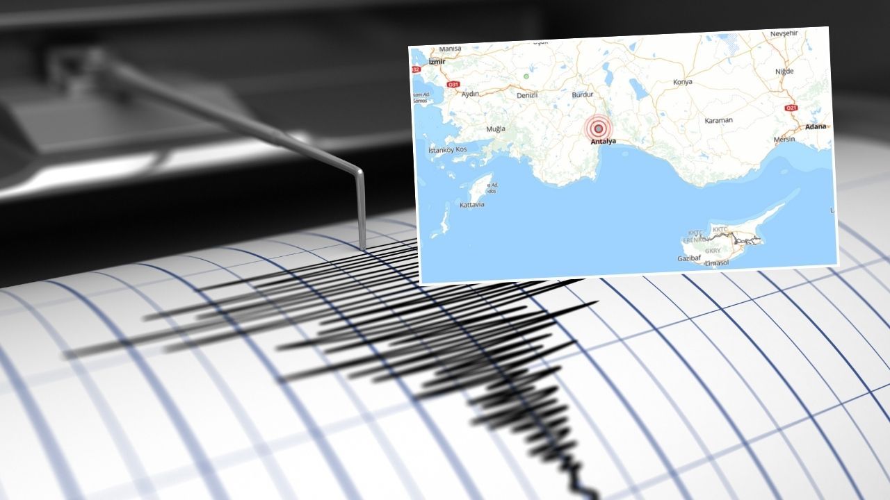 Son dakika | Antalya&#039;da deprem: AFAD&#039;dan açıklama geldi