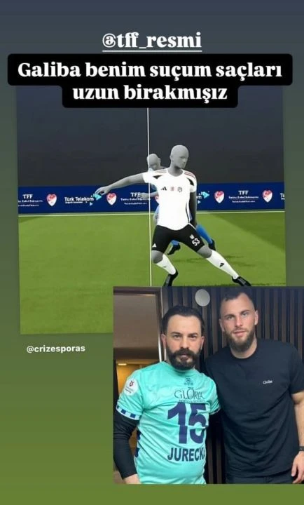 Çaykur Rizespor-Beşiktaş maçın damga vuran gol! Jurecka'nın berberi 'VAR'a gönderme yaptı - 2. Resim