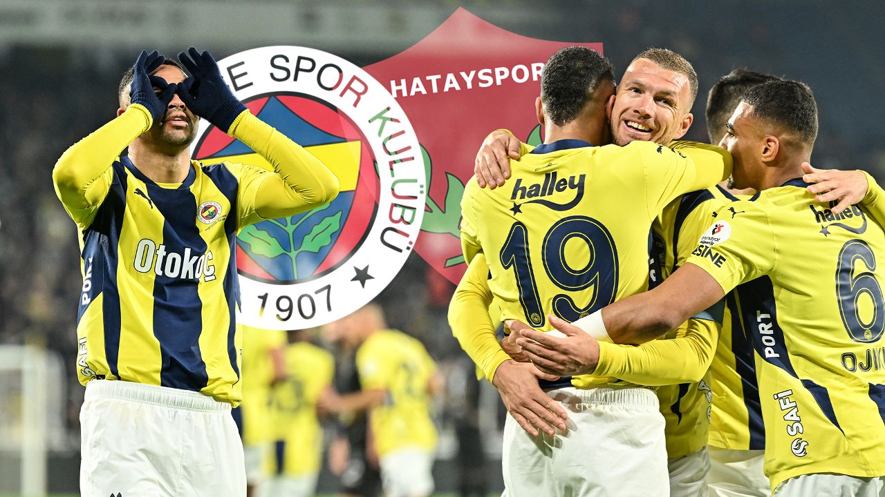 Fenerbahçe Hatayspor&#039;u 2-1 mağlup etti!