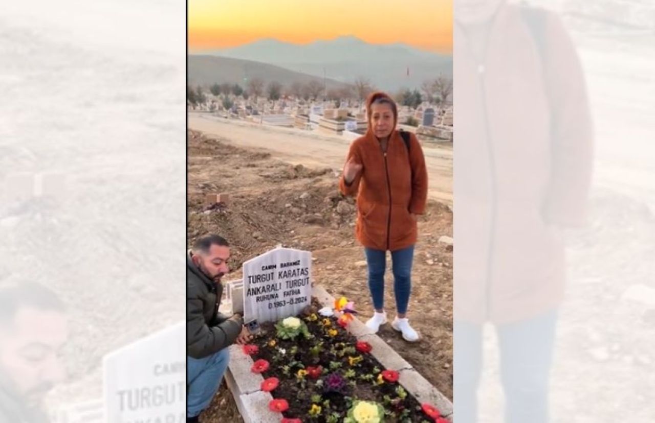 Ankaralı Turgut'un çocukları bu kez mezar taşında anlaşamadı! Sosyal medyadan birbirlerine girdiler - 1. Resim