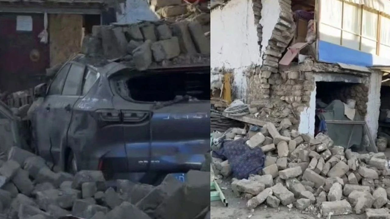 Çin’de 7.1 büyüklüğünde deprem! Korkunç anlar kamerada - 2. Resim