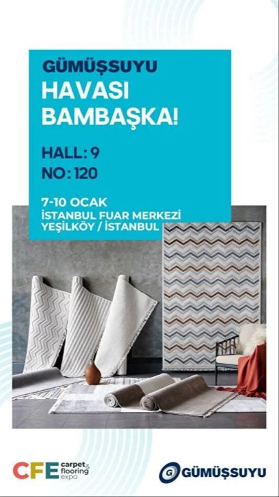 İstanbul’da Gümüşsuyu havası: Halıda kalite ve şıklık bir arada! - 2. Resim