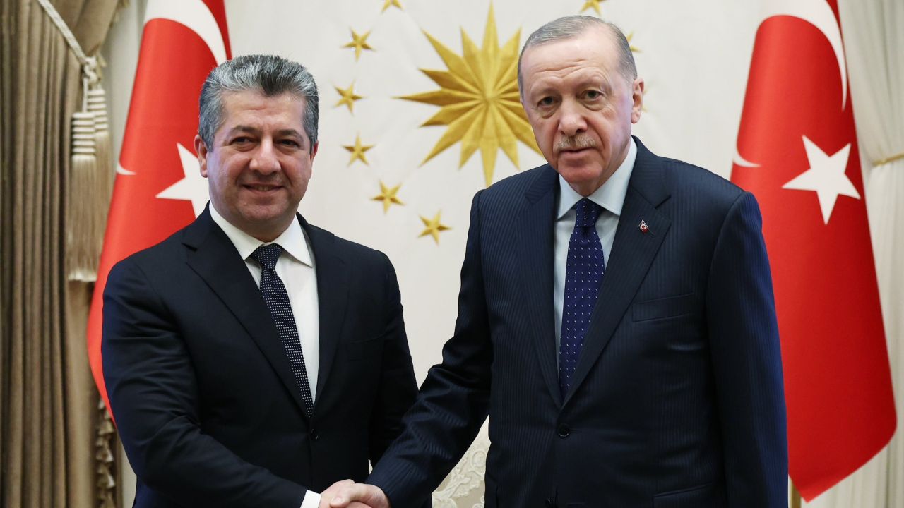 Külliye&#039;de terörü bitirme zirvesi! Cumhurbaşkanı Erdoğan IKBY Başbakanı Barzani&#039;yi kabul etti: İlk açıklama geldi