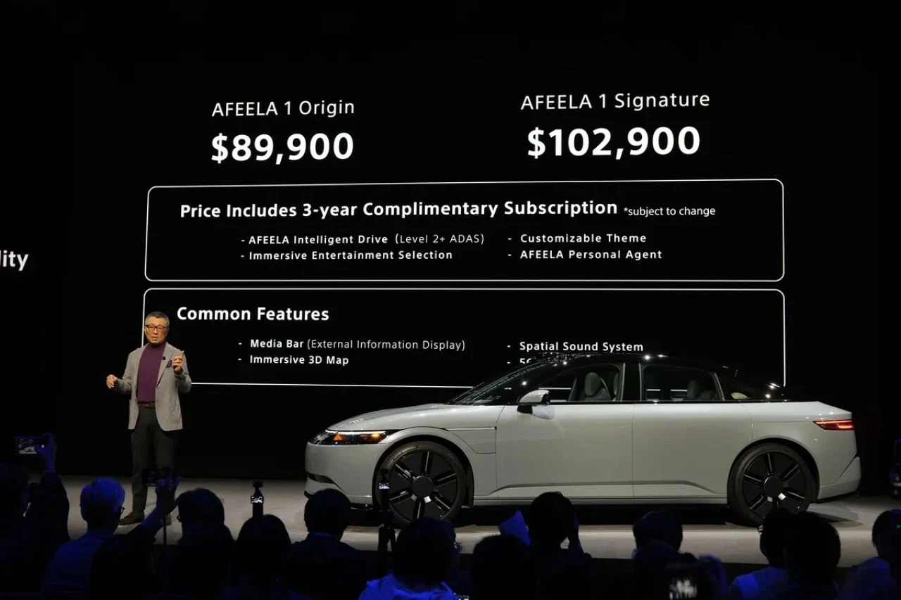 Tesla'nın yeni rakibi Afeela 1! Sony ve Honda, elektrikli otomobil için güçlerini birleştirdi - 1. Resim