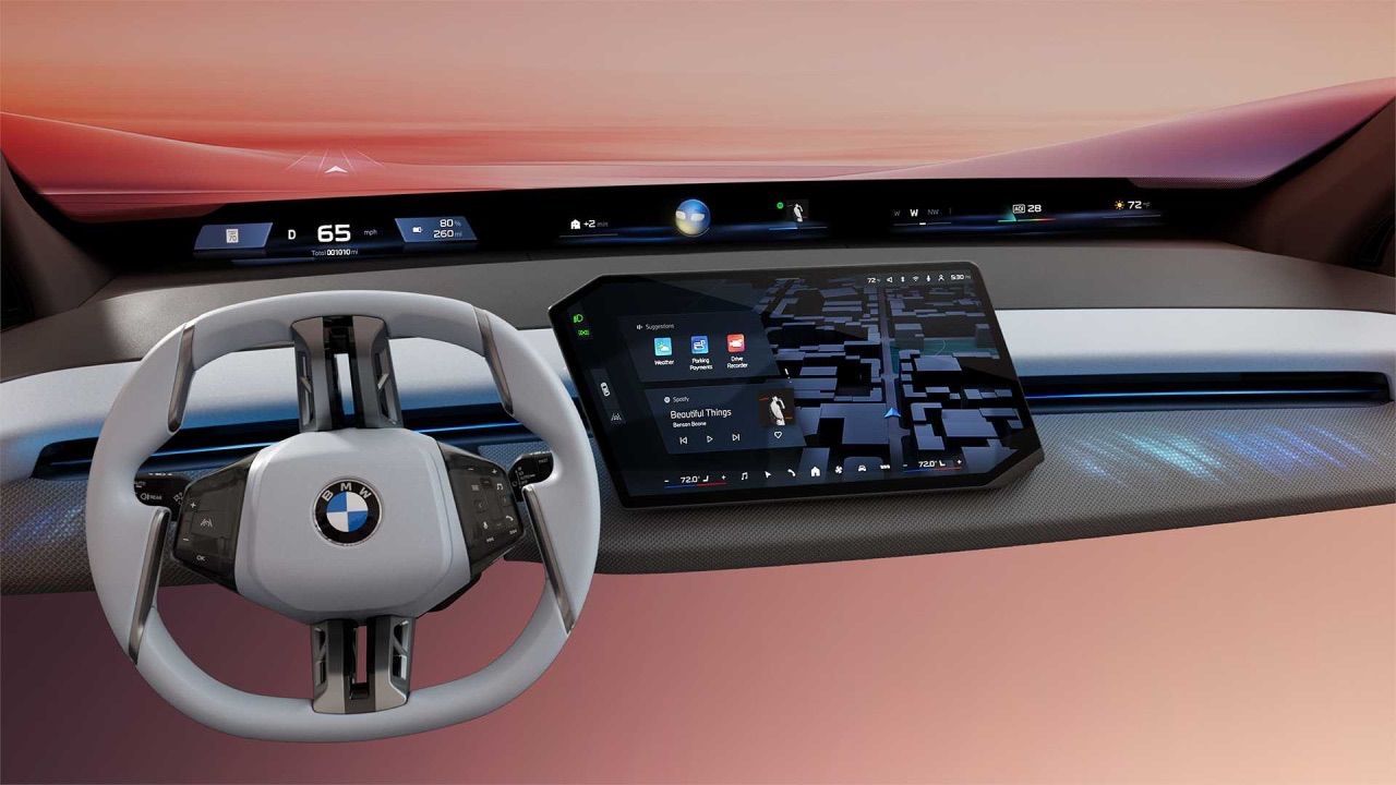 BMW'nin yeni nesil iDrive sistemi görücüye çıktı: Panoramik ekran çağı başlıyor