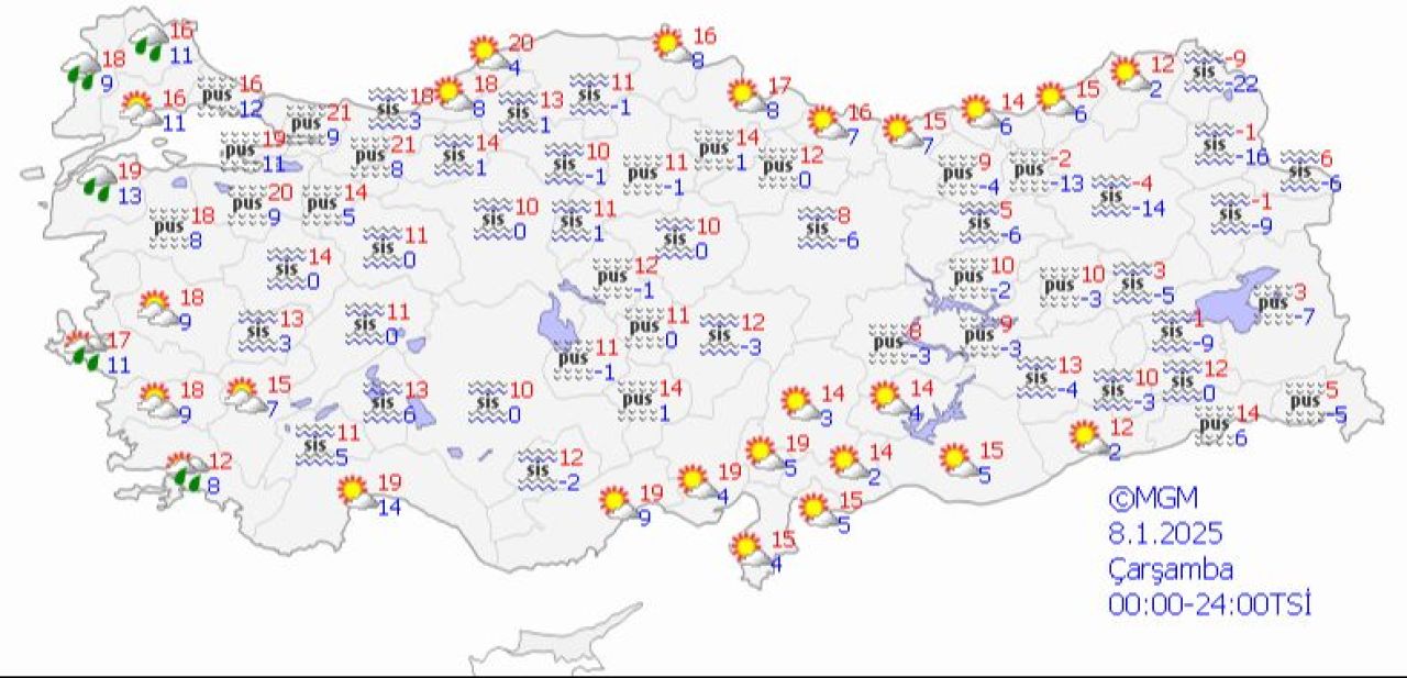 Meteoroloji'den buzlanma ve don uyarısı: Güneşe aldanmayın! İşte 8 Ocak hava durumu raporu - 1. Resim