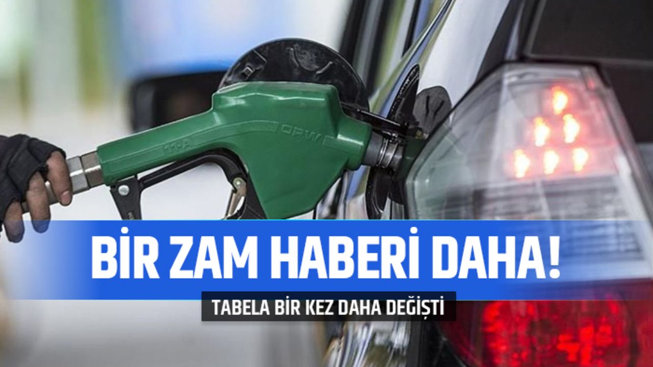 Motorine zam geldi, tabela değişti! İşte 8 Ocak 2025 güncel akaryakıt fiyatları