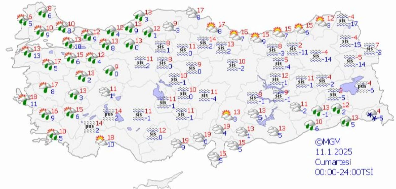 Bu hafta sonu yağmur yağacak mı? 11-12 Ocak İstanbul hava durumu raporu - 1. Resim