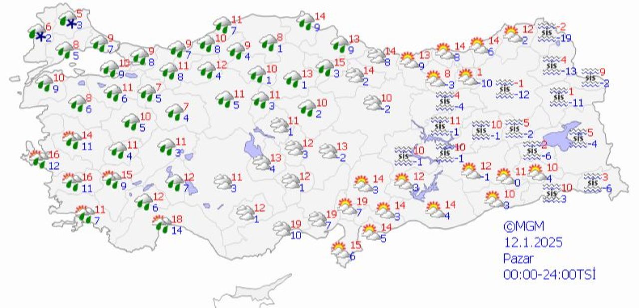 Yağışlı ve dondurucu hava ülkeye giriş yaptı! Saatler sonra İstanbul'da, sonra tüm yurtta - 5. Resim