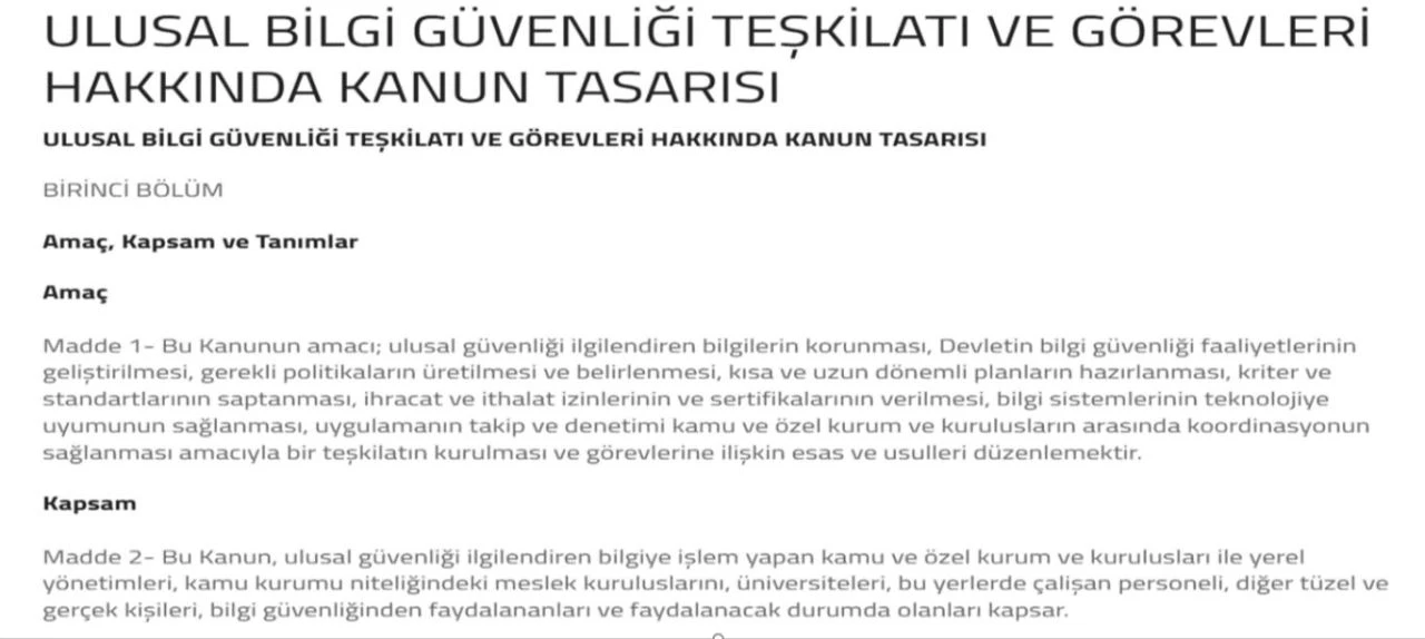 Siber Güvenlik Başkanlığı ile ilgili bilinmeyenlere ilk kez Tgrthaber.com ulaştı! Meğer 27 yıl önce kurulacakmış