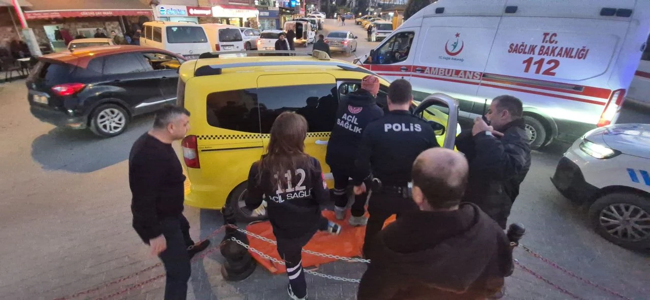 Takside panik anları! Polis alarma geçti, herkes seferber oldu - 2. Resim