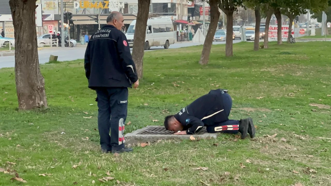 Mahalleli oraya koştu! Kanalizasyondan gelen gizemli ses ekipleri alarma geçirdi