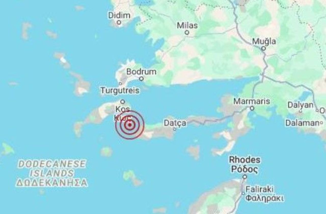 Son dakika | Datça'da deprem oldu! Kandilli Rasathanesi verileri açıkladı - 1. Resim