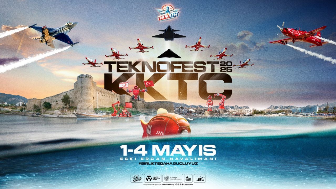 TEKNOFEST KKTC, 1-4 Mayıs&#039;ta Ercan Havalimanı’nda!