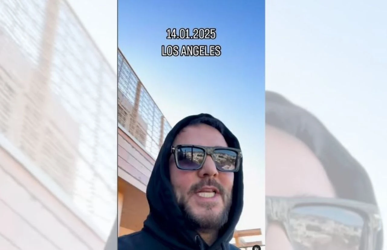 Gökhan Özen, tepkiler sonrası yine Los Angelas'ı paylaştı: Gördüğünüze inanın - 1. Resim