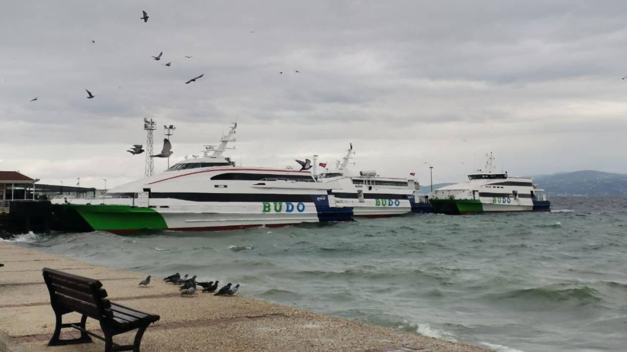 Marmara&#039;da hava koşulları nedeniyle bazı seferler iptal edildi