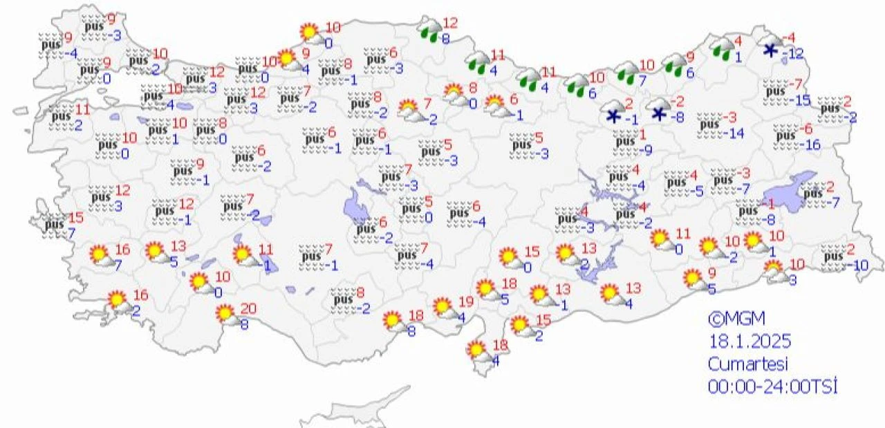 Bu hafta sonu yağmur var mı 18-19 Ocak? MGM İstanbul hava durumu raporu - 1. Resim