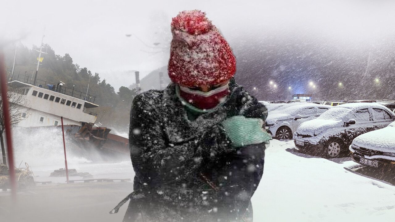 Meteoroloji&#039;den son dakika kar alarmı! 3 il için sarı kodlu duyuru yapıldı | 16 Ocak hava durumu