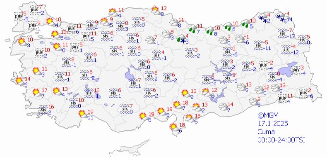 Meteoroloji'den son dakika kar alarmı! 3 il için sarı kodlu duyuru yapıldı | 16 Ocak hava durumu - 3. Resim