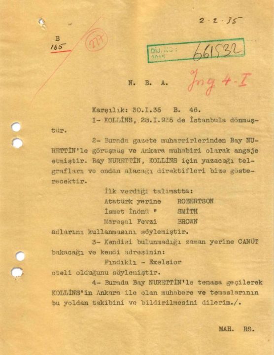 MİT arşivini açtı: Times muhabirinin istihbarat raporundan Atatürk'ün 'kod adı' çıktı - 2. Resim