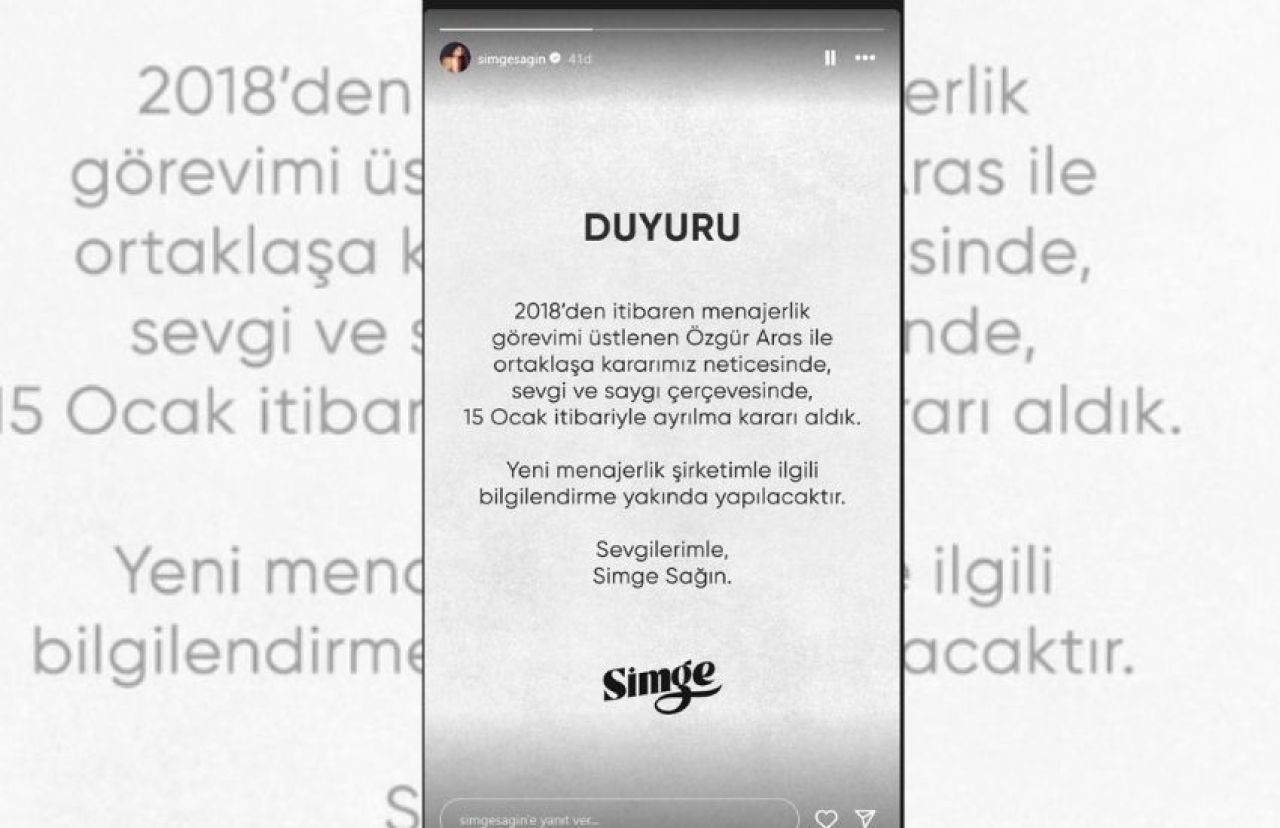 Simge Sağın, Özgür Aras ile yollarını ayırdı! Dizi sektöründen sonra müzik piyasası da mı karıştı? - 1. Resim