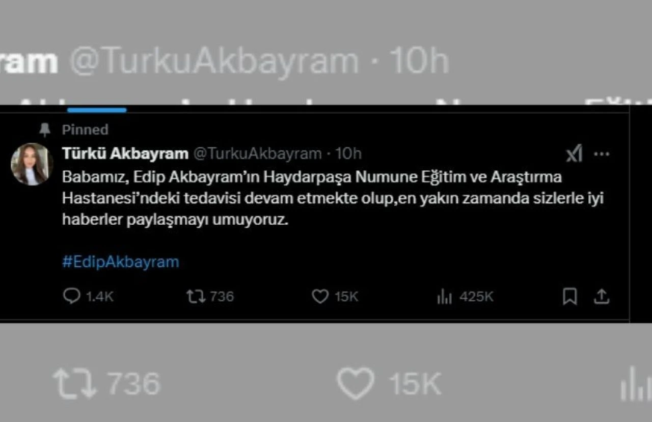 Edip Akbayram'ın hayatını kaybettiği haberine kızı Türkü Akbayram'dan sitem! Babasının son sağlık durumunu paylaştı